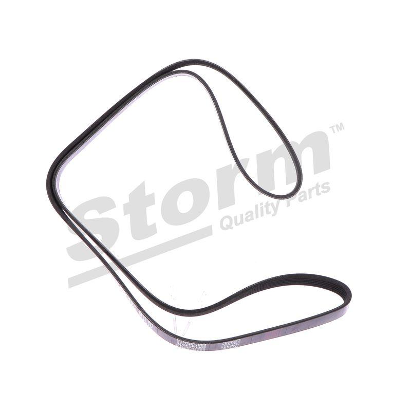 Courroie trapézoïdale à nervures STORM QUALITY PARTS STO6PK1663