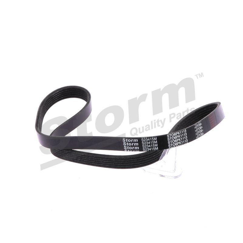 Courroie trapézoïdale à nervures STORM QUALITY PARTS STO6PK1113