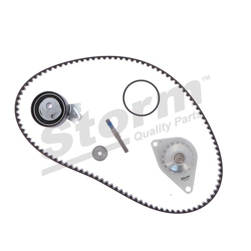Pompe à eau + kit de courroie crantée STORM QUALITY PARTS 904463KP