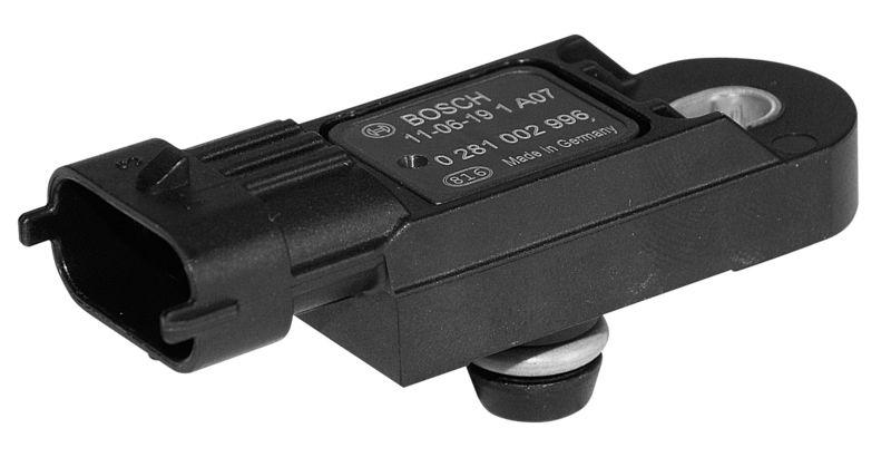 Capteur, pression de suralimentation BOSCH 0281002996