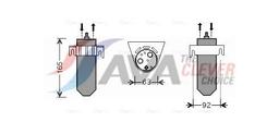 Filtre déshydratant, climatisation AVA QUALITY COOLING RTD378