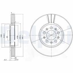 Disque de frein DELPHI BG3035C