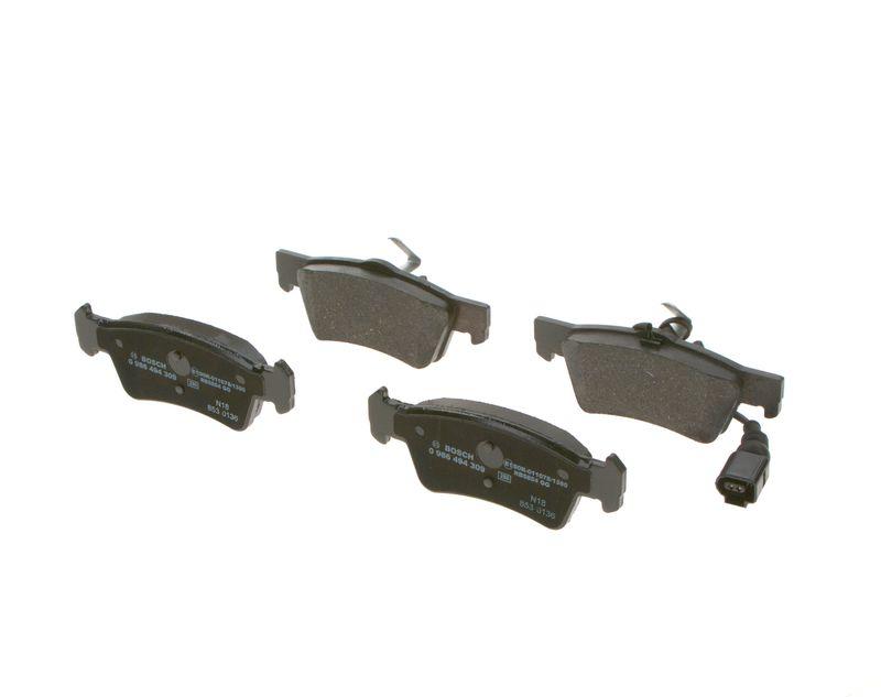 Kit de plaquettes de frein, frein à disque BOSCH 0 986 494 309