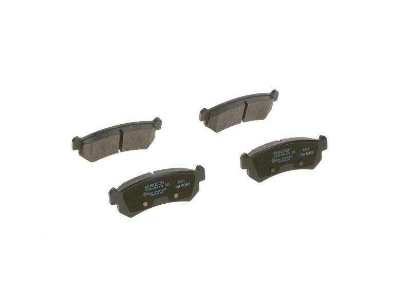 Kit de plaquettes de frein, frein à disque BOSCH 0 986 494 133