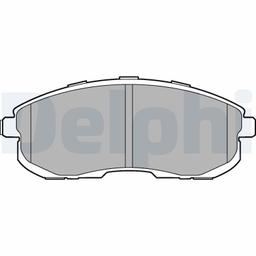 Kit de plaquettes de frein, frein à disque DELPHI LP3245
