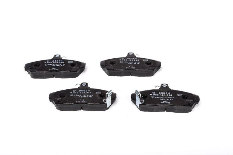 Kit de plaquettes de frein, frein à disque BOSCH 0986424214