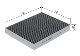 Filtre, air de l'habitacle BOSCH 1987435620