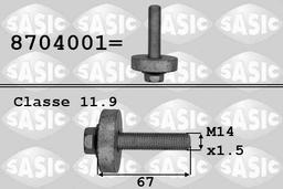 Vis de poulie SASIC 8704001