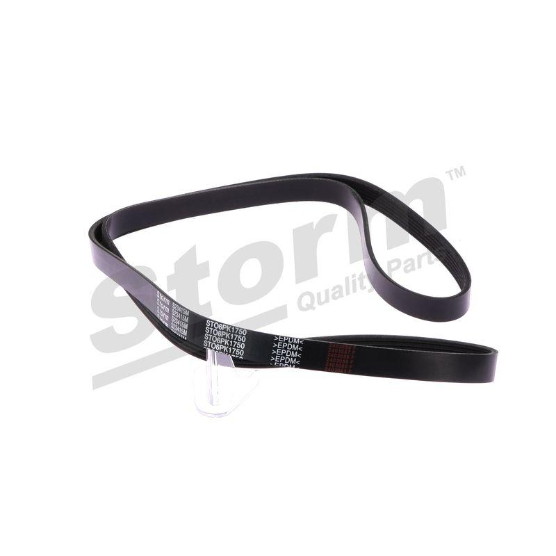 Courroie trapézoïdale à nervures STORM QUALITY PARTS STO6PK1750