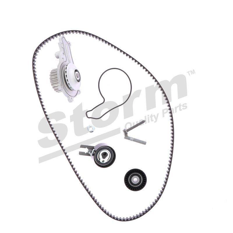 Pompe à eau + kit de courroie crantée STORM QUALITY PARTS 5550571KP