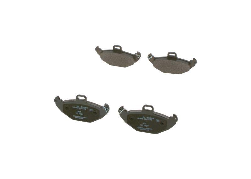 Kit de plaquettes de frein, frein à disque BOSCH 0 986 424 532