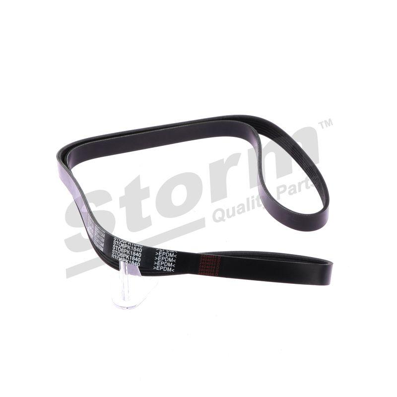 Courroie trapézoïdale à nervures STORM QUALITY PARTS STO6PK1840