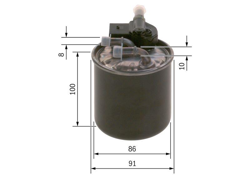Filtre à carburant BOSCH F 026 402 843