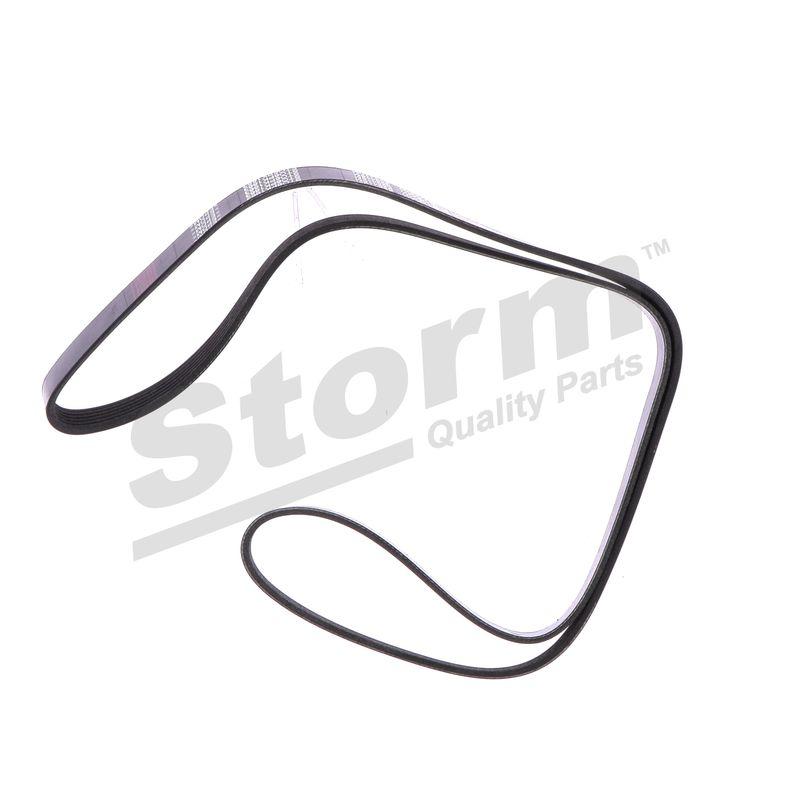Courroie trapézoïdale à nervures STORM QUALITY PARTS STO6PK1663
