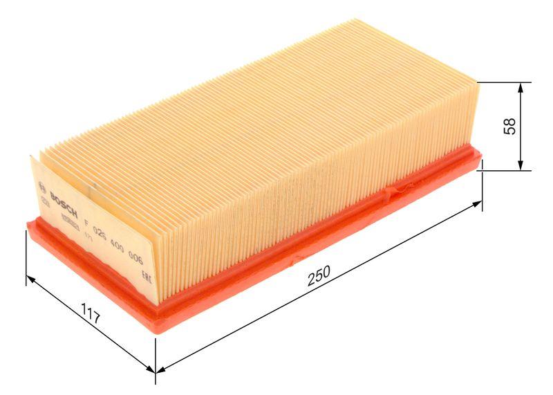 Filtre à air BOSCH F 026 400 006