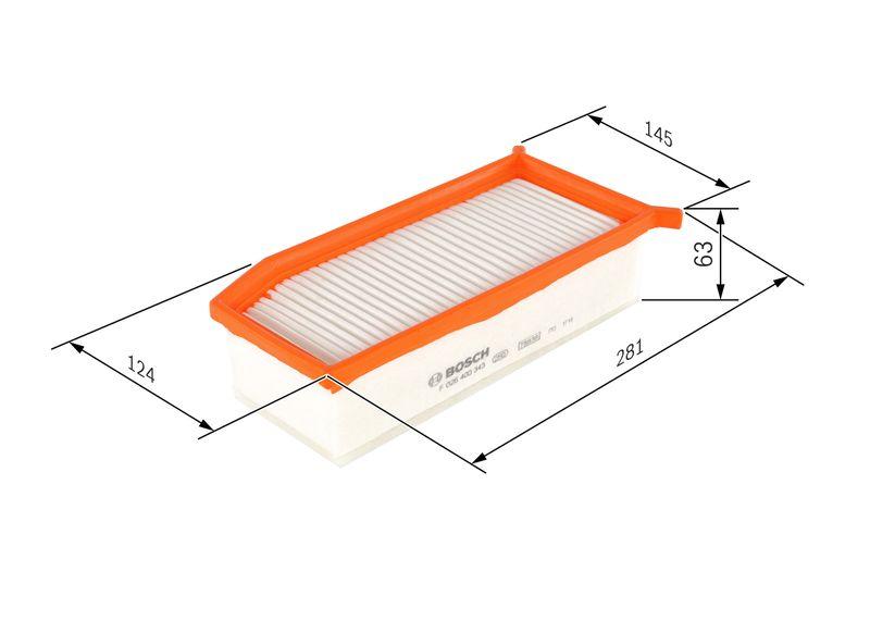 Filtre à air BOSCH F026400343