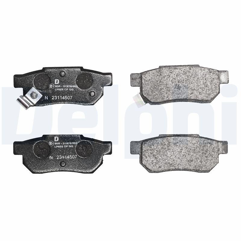 Kit de plaquettes de frein, frein à disque DELPHI LP625