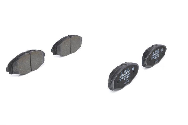 Kit de plaquettes de frein, frein à disque BOSCH 0 986 424 512
