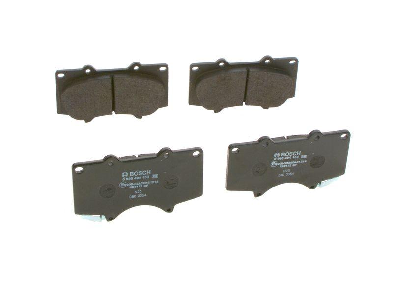 Kit de plaquettes de frein, frein à disque BOSCH 0 986 494 153