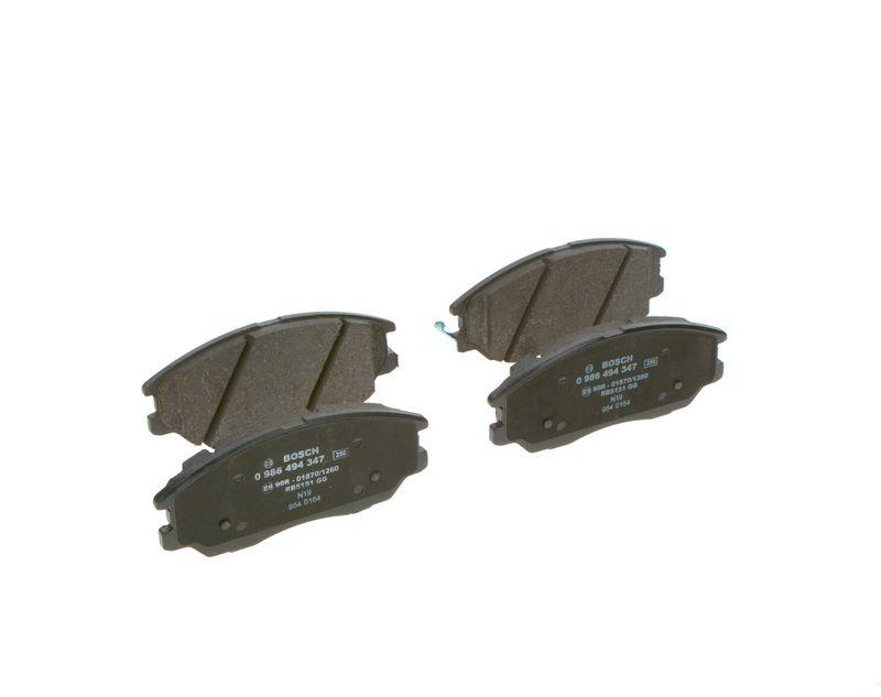 Kit de plaquettes de frein, frein à disque BOSCH 0 986 494 347
