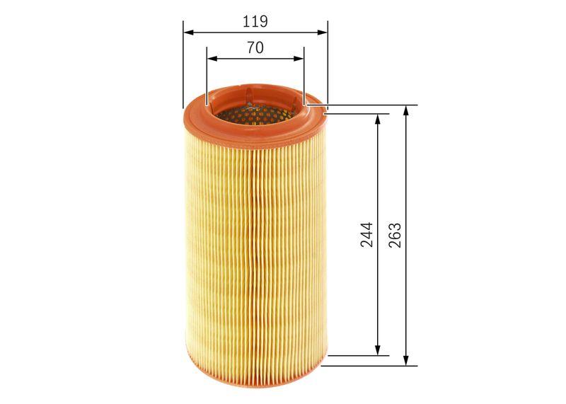 Filtre à air BOSCH 1 457 433 538