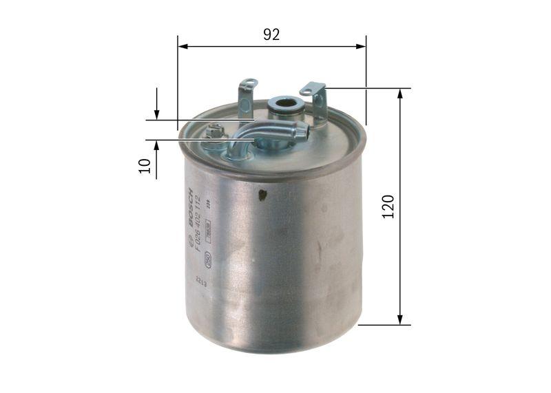 Filtre à carburant BOSCH F 026 402 112