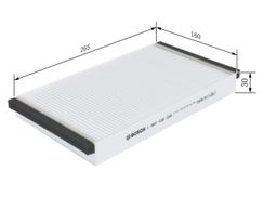 Filtre, air de l'habitacle BOSCH 1987432059