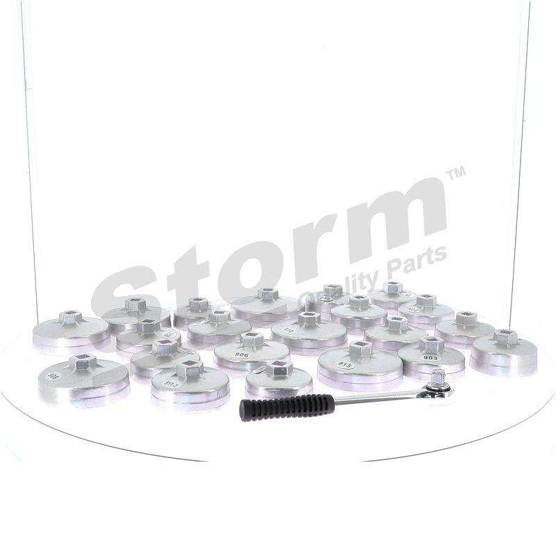 Kit clé coiffe pour filtre à huile STORM QUALITY PARTS 555509