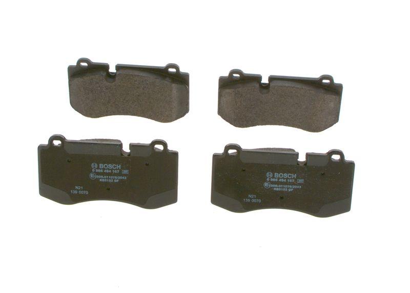 Kit de plaquettes de frein, frein à disque BOSCH 0 986 494 167