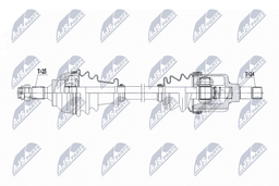 Arbre de transmission NTY NPW-CT-153