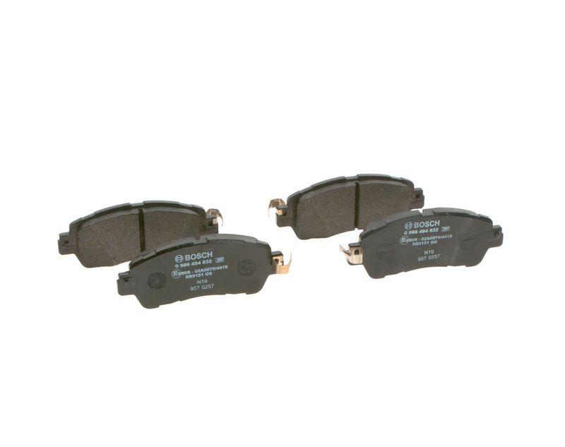 Kit de plaquettes de frein, frein à disque BOSCH 0 986 494 832