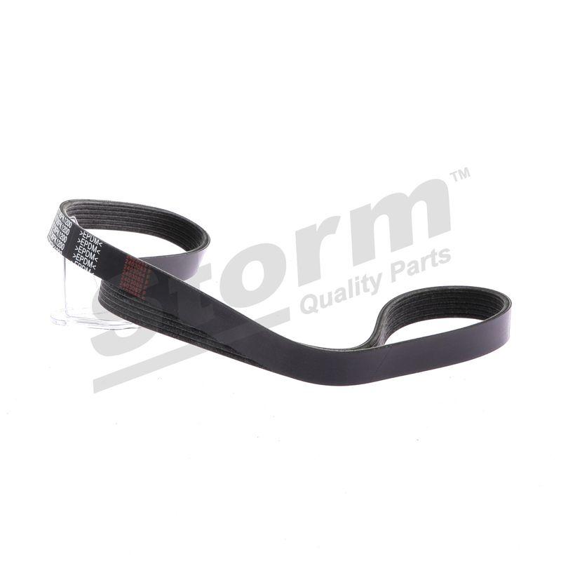 Courroie trapézoïdale à nervures STORM QUALITY PARTS STO6PK1200