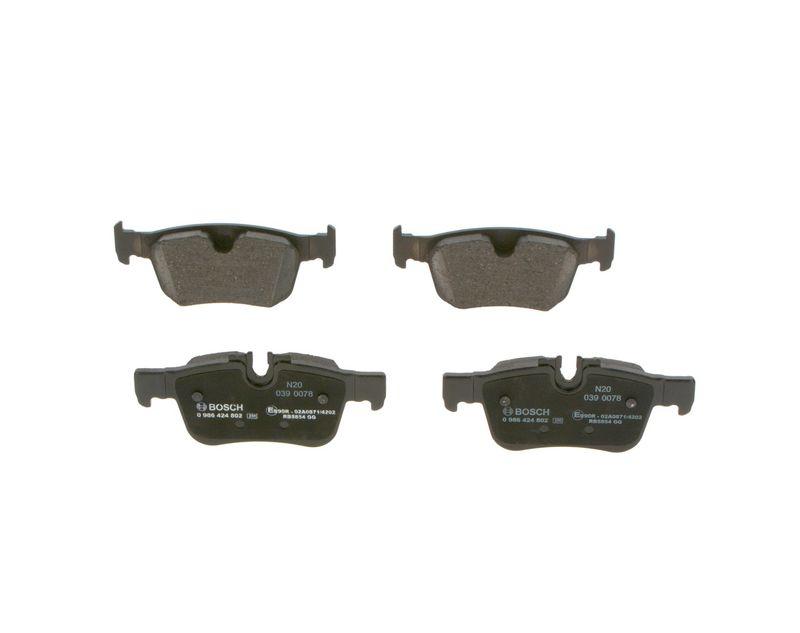 Kit de plaquettes de frein, frein à disque BOSCH 0 986 424 802