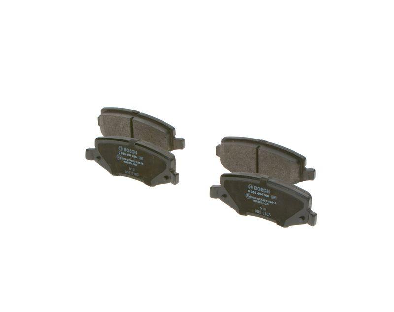 Kit de plaquettes de frein, frein à disque BOSCH 0 986 494 706