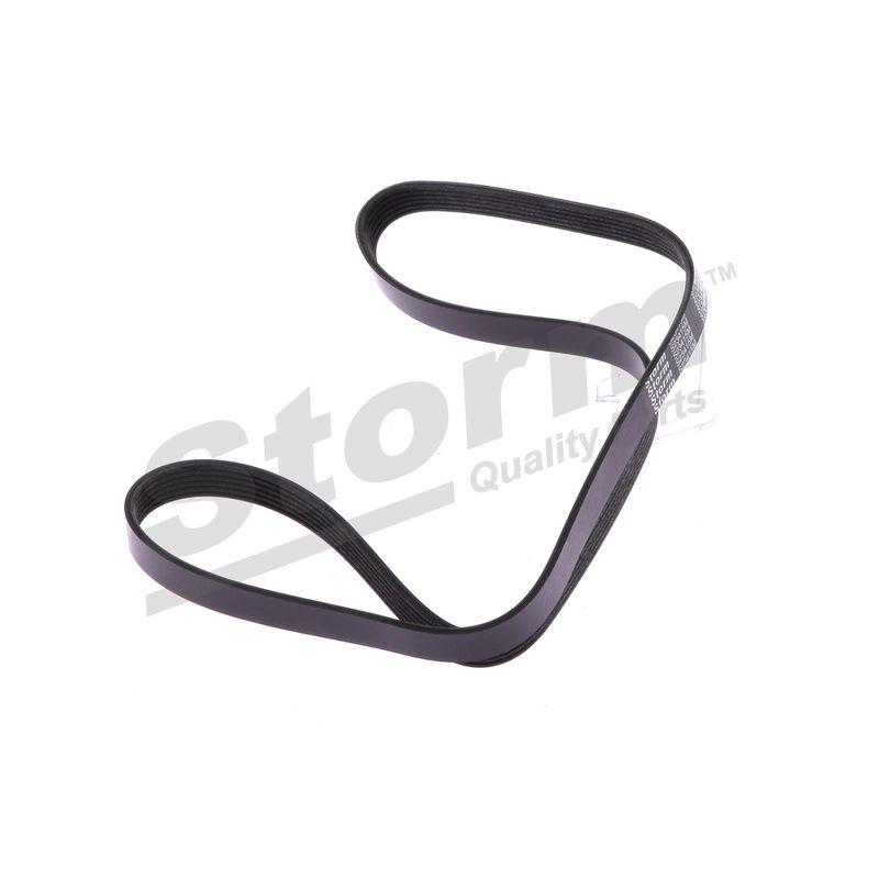 Courroie trapézoïdale à nervures STORM QUALITY PARTS STO6PK1438