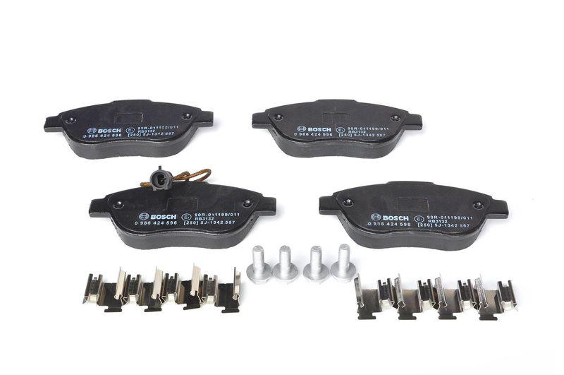 Kit de plaquettes de frein, frein à disque BOSCH 0986424596