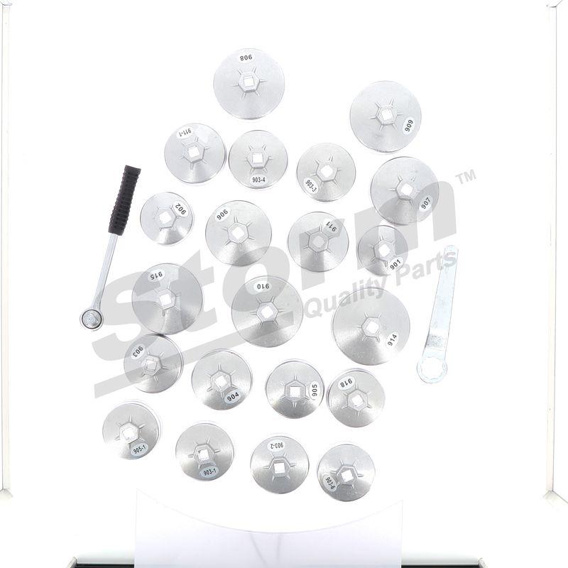 Kit clé coiffe pour filtre à huile STORM QUALITY PARTS 555509