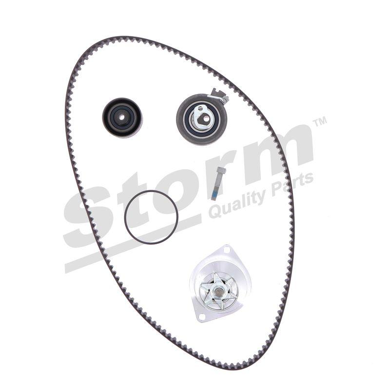 Pompe à eau + kit de courroie crantée STORM QUALITY PARTS 904470KP