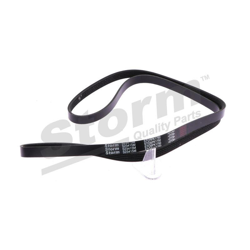 Courroie trapézoïdale à nervures STORM QUALITY PARTS STO5PK1750