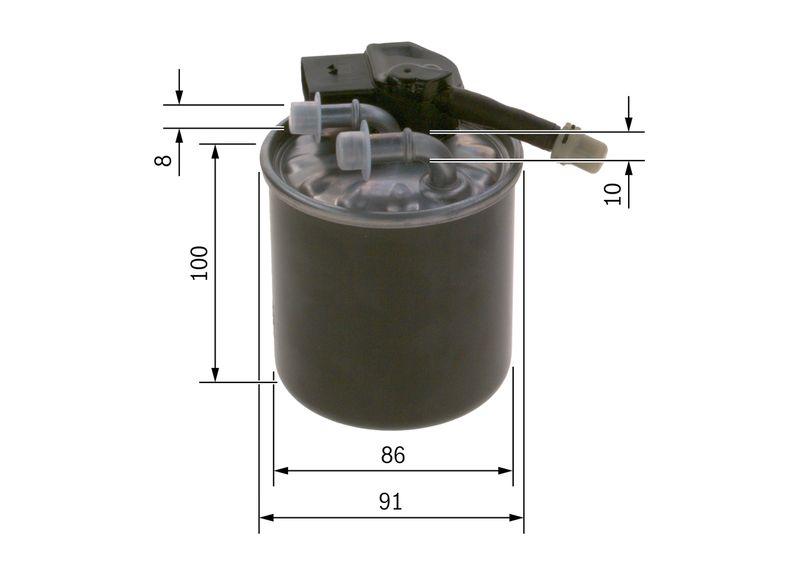 Filtre à carburant BOSCH F 026 402 839