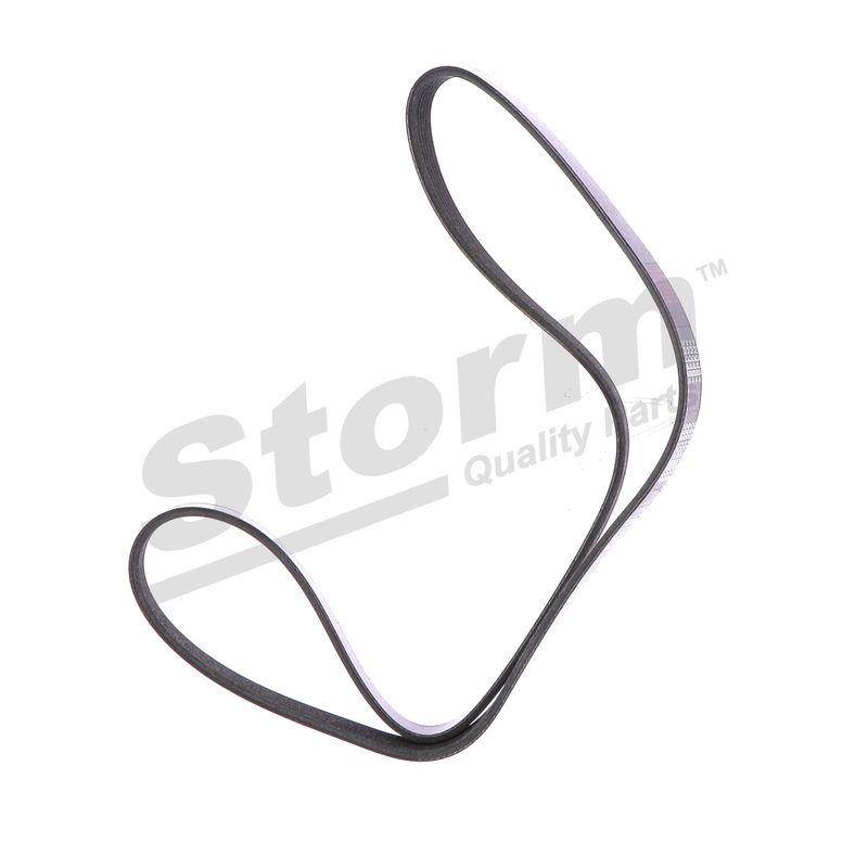 Courroie trapézoïdale à nervures STORM QUALITY PARTS STO6PK1250