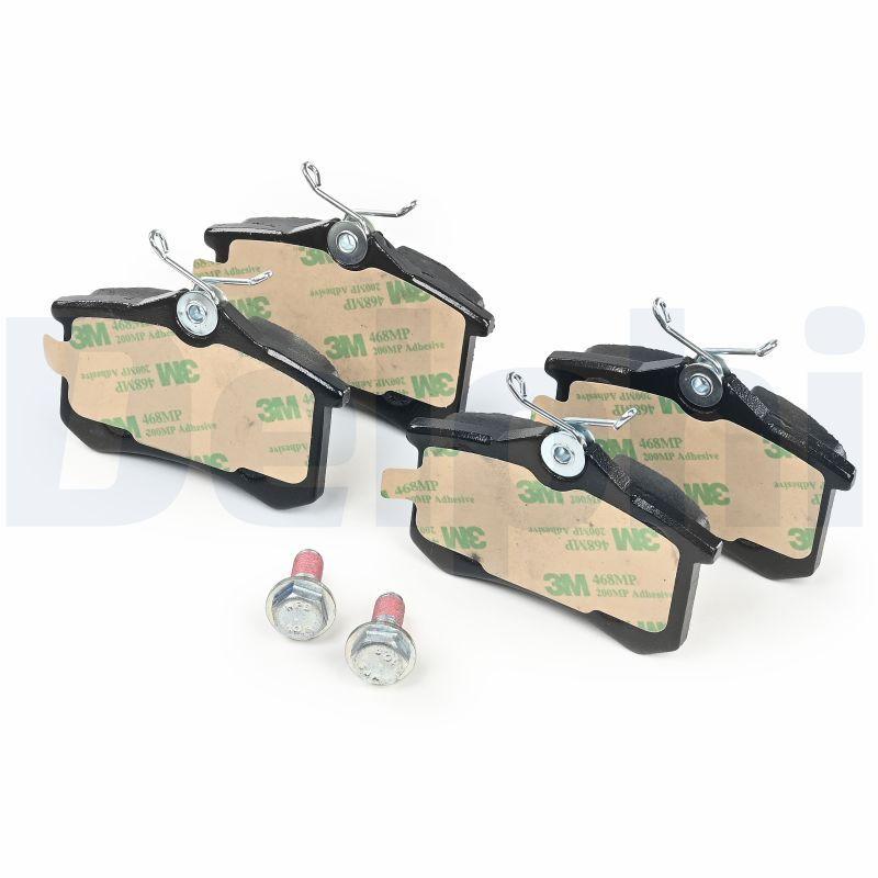 Kit de plaquettes de frein, frein à disque DELPHI LP3346