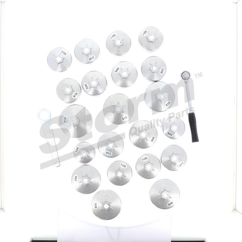 Kit clé coiffe pour filtre à huile STORM QUALITY PARTS 555509