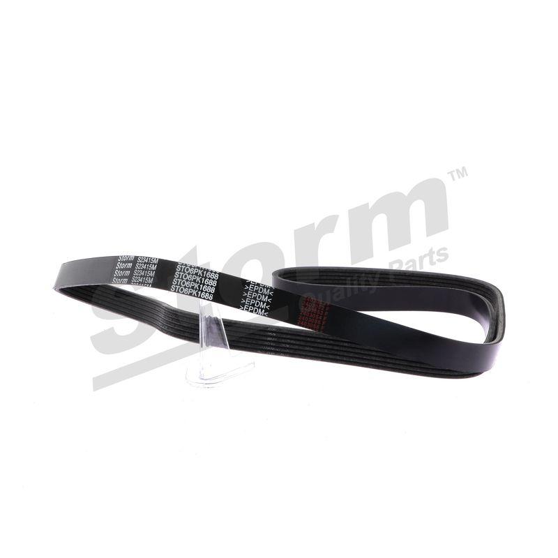 Courroie trapézoïdale à nervures STORM QUALITY PARTS STO6PK1688