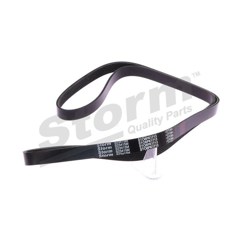 Courroie trapézoïdale à nervures STORM QUALITY PARTS STO6PK1713