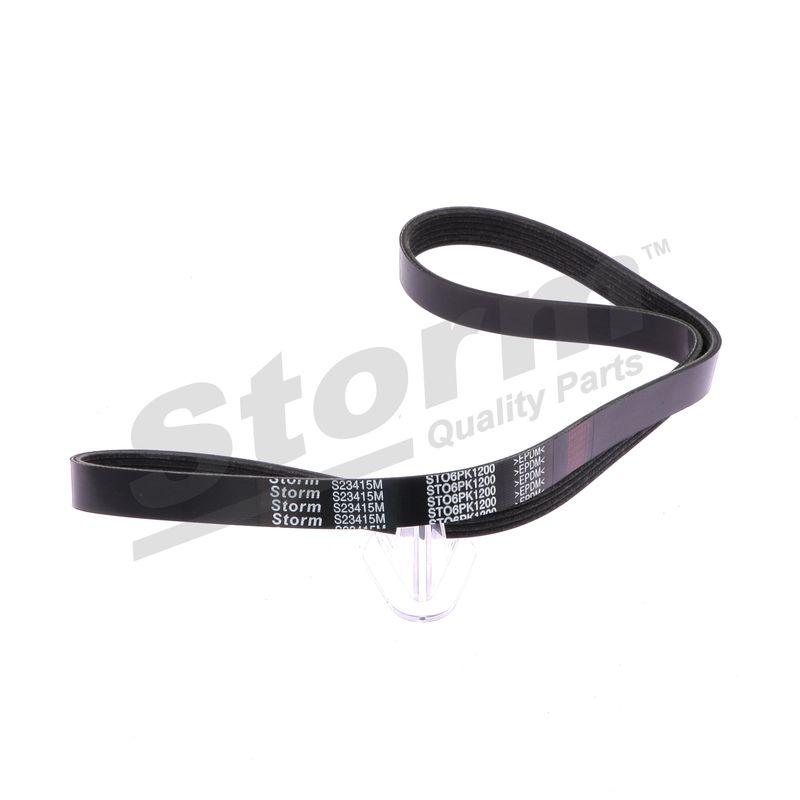 Courroie trapézoïdale à nervures STORM QUALITY PARTS STO6PK1200