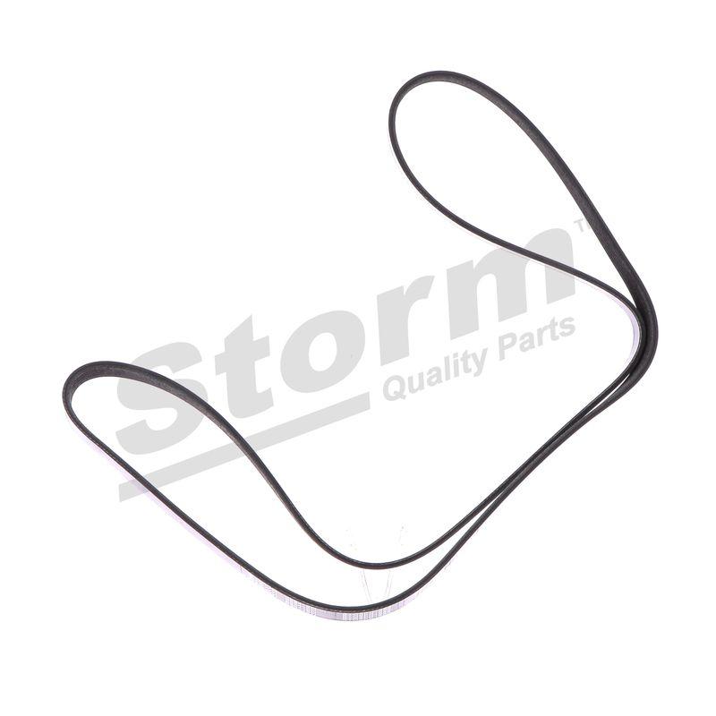 Courroie trapézoïdale à nervures STORM QUALITY PARTS STO6PK1563