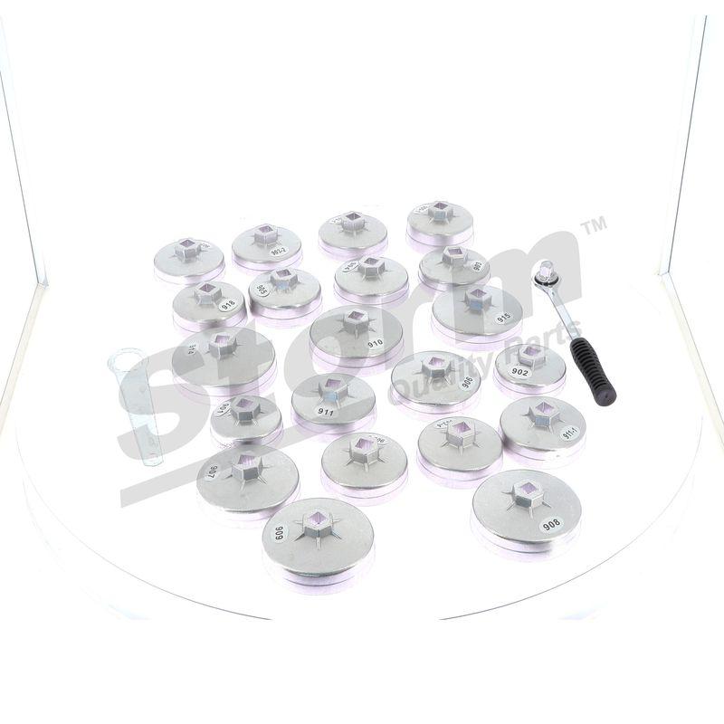 Kit clé coiffe pour filtre à huile STORM QUALITY PARTS 555509