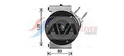 Compresseur, climatisation AVA QUALITY COOLING FDAK682