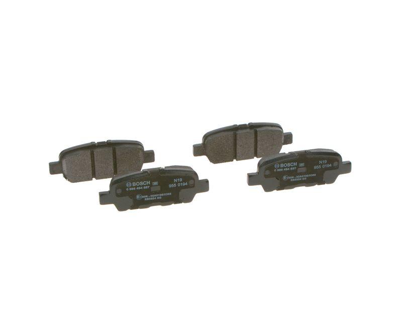 Kit de plaquettes de frein, frein à disque BOSCH 0 986 494 857